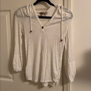 White, transparent cover-up